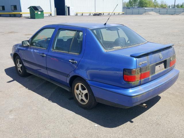 3VWYA81H4WM138842 - 1998 VOLKSWAGEN JETTA K2 BLUE photo 3