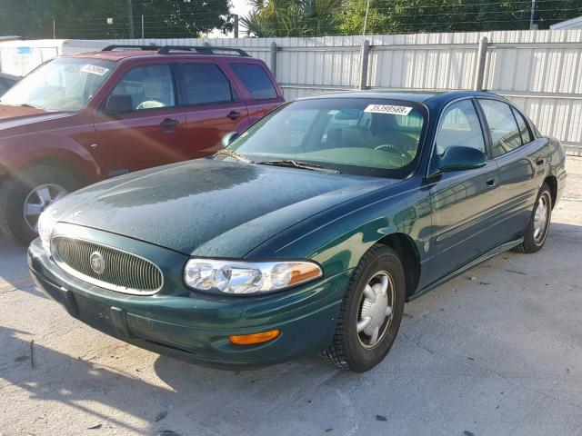 1G4HP54K1Y4141988 - 2000 BUICK LESABRE CU GREEN photo 2