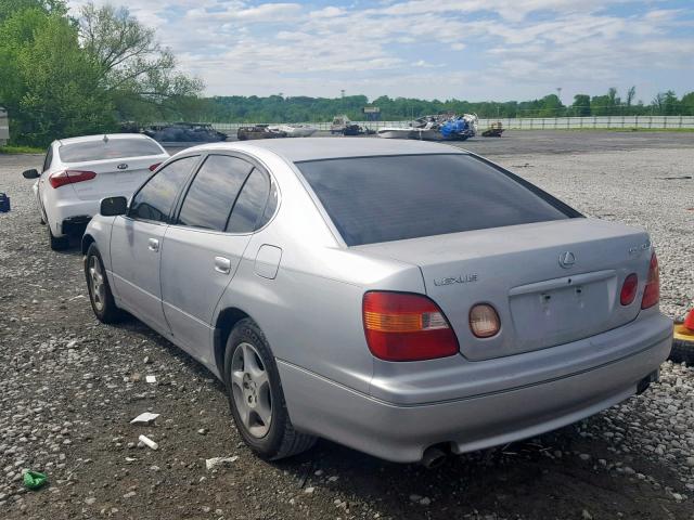 JT8BH68X1W0012980 - 1998 LEXUS GS 400 GRAY photo 3