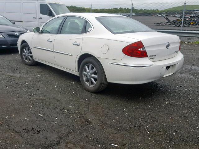 2G4WD582191237031 - 2009 BUICK LACROSSE C WHITE photo 3