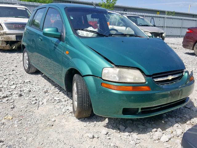 KL1TJ62694B253169 - 2004 CHEVROLET AVEO LS GREEN photo 1