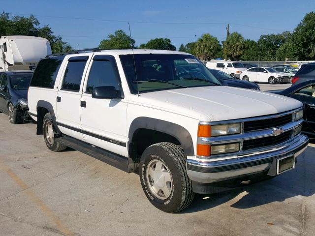 1GNFK16R9WJ301439 - 1998 CHEVROLET SUBURBAN WHITE photo 1