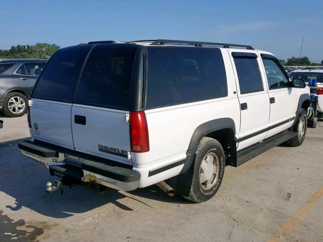 1GNFK16R9WJ301439 - 1998 CHEVROLET SUBURBAN WHITE photo 4