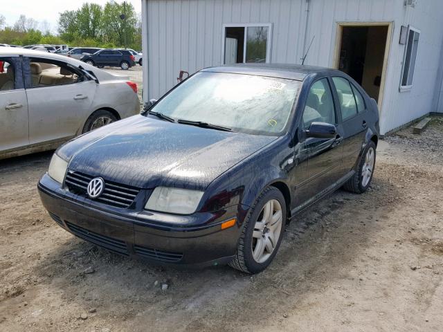 3VWSC29M41M048131 - 2001 VOLKSWAGEN JETTA GLS BLACK photo 2