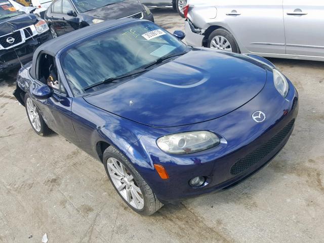 JM1NC25F480139615 - 2008 MAZDA MX-5 MIATA BLUE photo 1