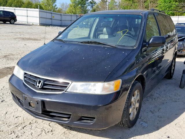 2HKRL18934H500511 - 2004 HONDA ODYSSEY EX BLACK photo 2