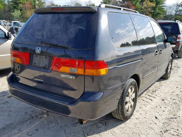 2HKRL18934H500511 - 2004 HONDA ODYSSEY EX BLACK photo 4