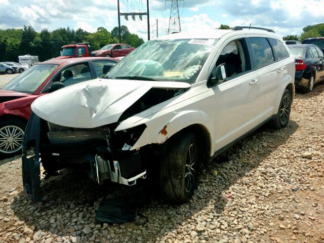 3C4PDCAB4JT295676 - 2018 DODGE JOURNEY SE WHITE photo 2