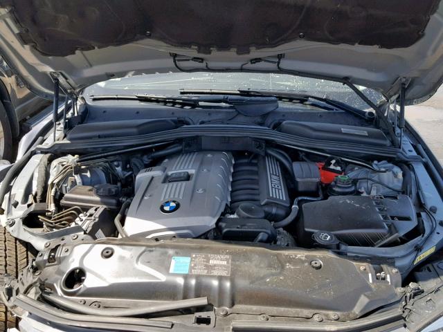 WBANF33516CS37808 - 2006 BMW 525 XI GRAY photo 7