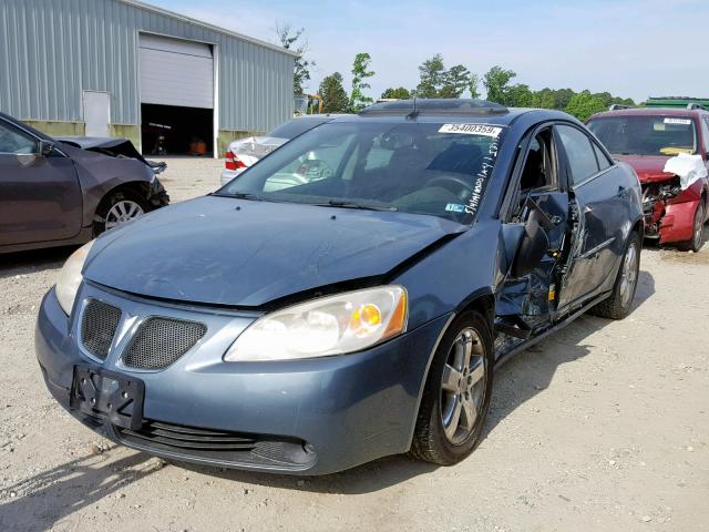 1G2ZH528654138789 - 2005 PONTIAC G6 GT BLUE photo 2