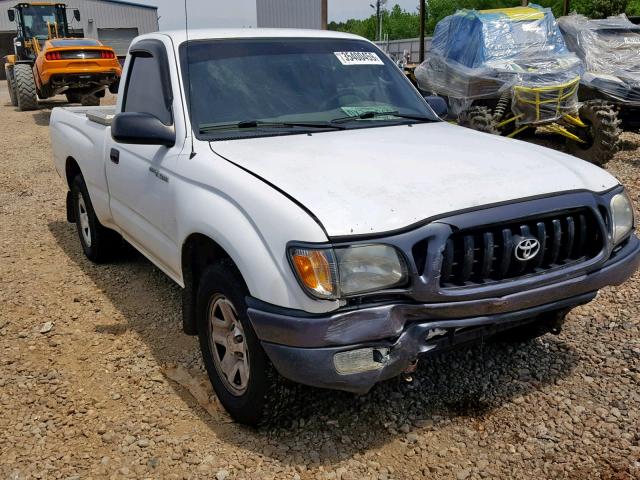 5TENL42N04Z401423 - 2004 TOYOTA TACOMA WHITE photo 1