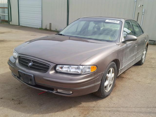 2G4WB55K121156689 - 2002 BUICK REGAL LS BROWN photo 2