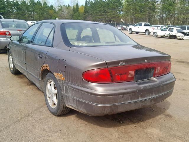 2G4WB55K121156689 - 2002 BUICK REGAL LS BROWN photo 3