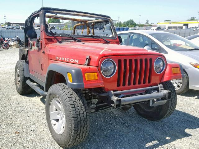 1J4FA69S64P718948 - 2004 JEEP WRANGLER / RED photo 1