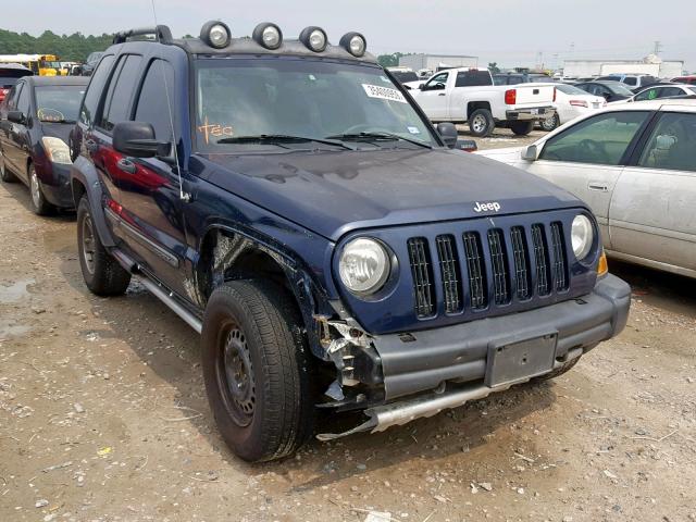 1J4GK38KX5W721862 - 2005 JEEP LIBERTY RE BLUE photo 1