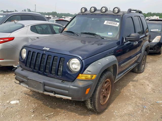 1J4GK38KX5W721862 - 2005 JEEP LIBERTY RE BLUE photo 2