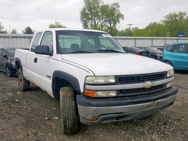 1GCGK29U31Z219560 - 2001 CHEVROLET SILVERADO WHITE photo 1