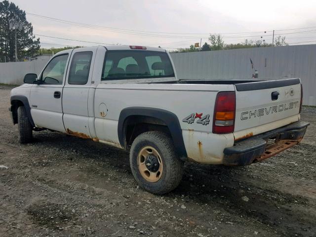 1GCGK29U31Z219560 - 2001 CHEVROLET SILVERADO WHITE photo 3