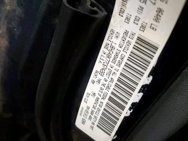 1J8HG48K77C674269 - 2007 JEEP COMMANDER BLUE photo 10