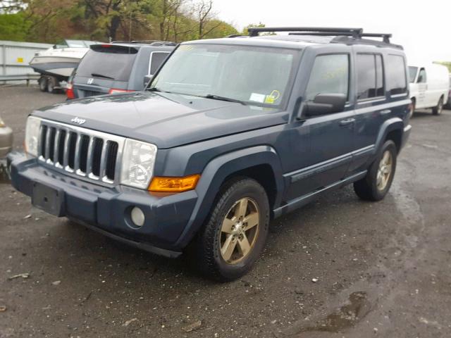 1J8HG48K77C674269 - 2007 JEEP COMMANDER BLUE photo 2