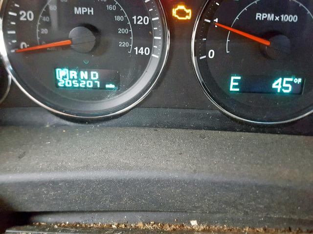 1J8HG48K77C674269 - 2007 JEEP COMMANDER BLUE photo 8