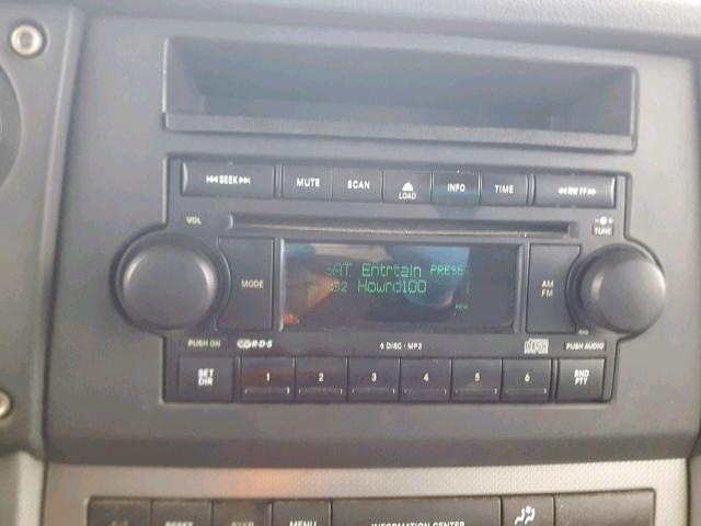 1J8HG48K77C674269 - 2007 JEEP COMMANDER BLUE photo 9