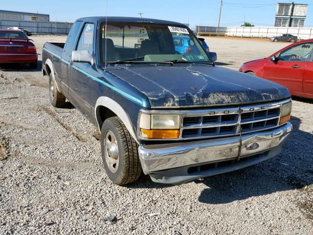 1B7GL23X4SS352080 - 1995 DODGE DAKOTA GREEN photo 1