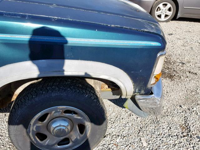 1B7GL23X4SS352080 - 1995 DODGE DAKOTA GREEN photo 9