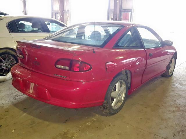 1G1JF12T8W7151239 - 1998 CHEVROLET CAVALIER Z RED photo 4