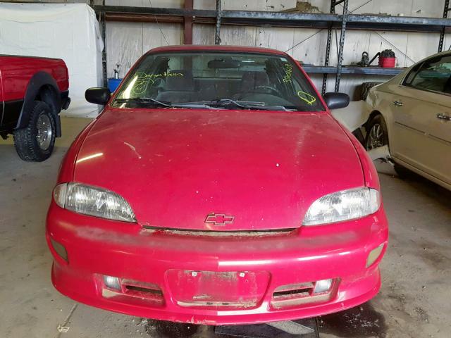 1G1JF12T8W7151239 - 1998 CHEVROLET CAVALIER Z RED photo 9