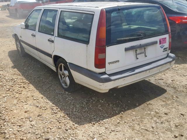 YV1LW5712S2121587 - 1995 VOLVO 850 WHITE photo 3