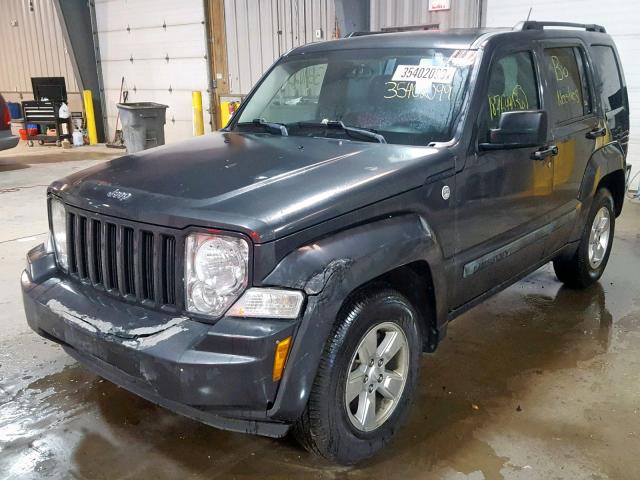 1J4PN2GK5AW160077 - 2010 JEEP LIBERTY SP CHARCOAL photo 2
