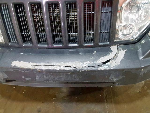 1J4PN2GK5AW160077 - 2010 JEEP LIBERTY SP CHARCOAL photo 9