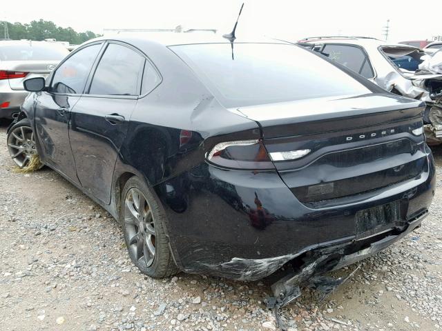 1C3CDFBA1DD330629 - 2013 DODGE DART SXT BLACK photo 3