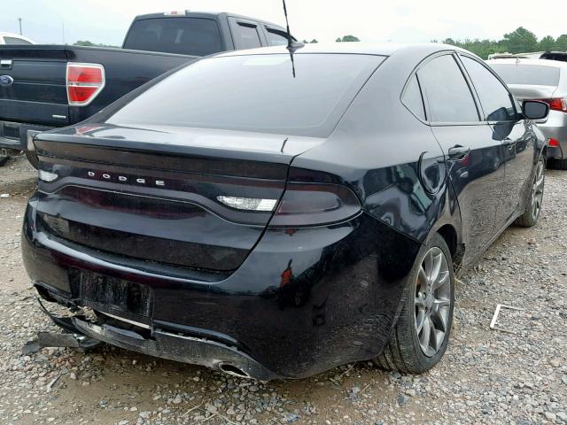 1C3CDFBA1DD330629 - 2013 DODGE DART SXT BLACK photo 4