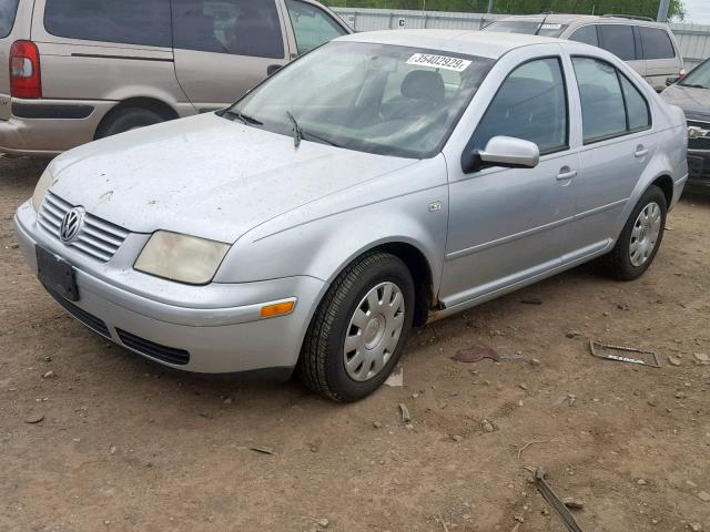 3VWRK69M93M051456 - 2003 VOLKSWAGEN JETTA GL SILVER photo 2