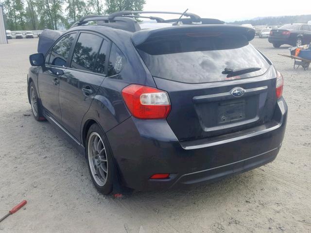 JF1GPAR61D2845673 - 2013 SUBARU IMPREZA SP GRAY photo 3