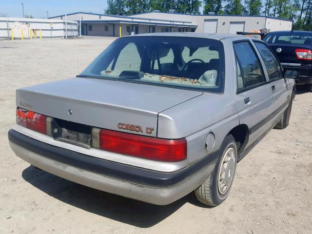 1G1LT54G2LY221963 - 1990 CHEVROLET CORSICA LT GRAY photo 4