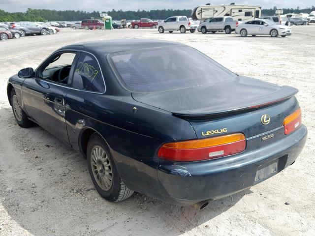 JT8JZ31C4N0008869 - 1992 LEXUS SC 300 GREEN photo 3