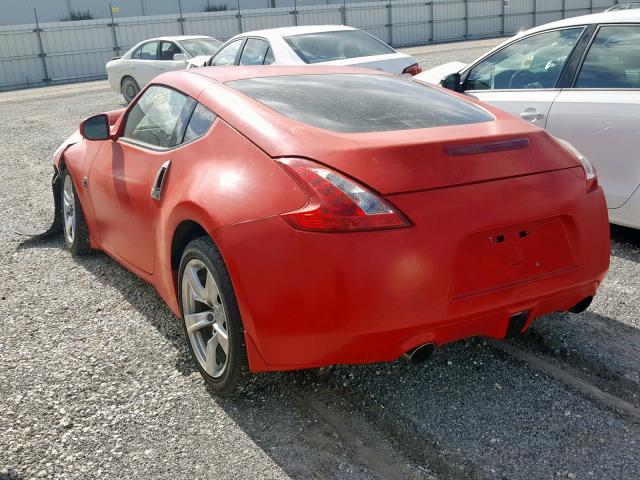 JN1AZ4EH0CM562092 - 2012 NISSAN 370Z BASE RED photo 3