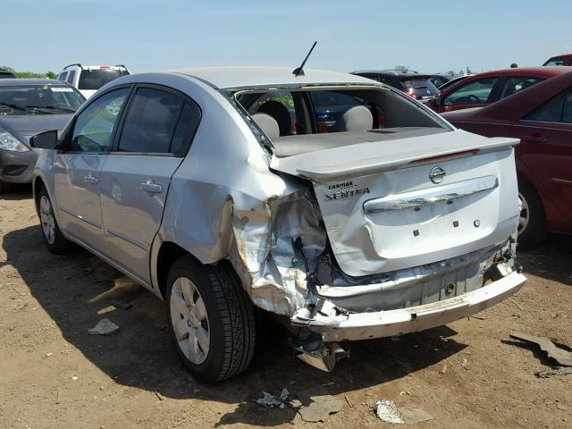 3N1AB6AP0BL731145 - 2011 NISSAN SENTRA 2.0 SILVER photo 3