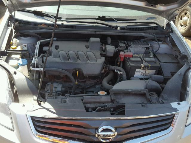 3N1AB6AP0BL731145 - 2011 NISSAN SENTRA 2.0 SILVER photo 7