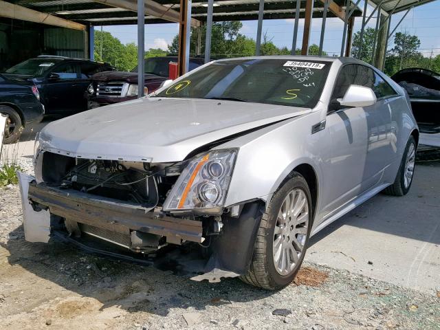 1G6DC1E30D0102506 - 2013 CADILLAC CTS SILVER photo 2