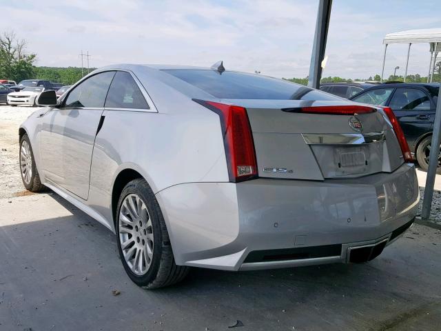 1G6DC1E30D0102506 - 2013 CADILLAC CTS SILVER photo 3