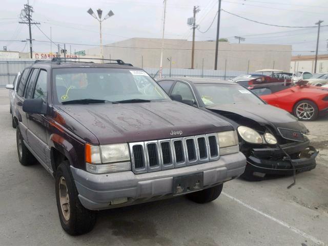 1J4FX58S8T3389637 - 1996 JEEP GRAND CHER BURGUNDY photo 1