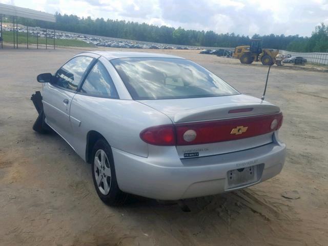 1G1JF12F147201700 - 2004 CHEVROLET CAVALIER L SILVER photo 3