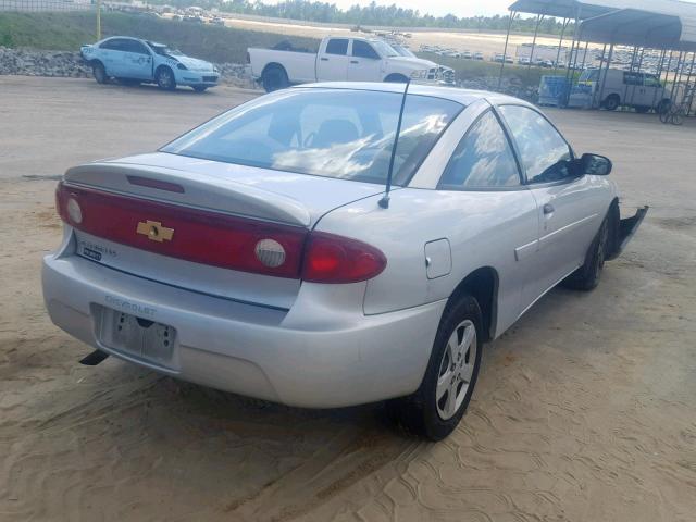 1G1JF12F147201700 - 2004 CHEVROLET CAVALIER L SILVER photo 4