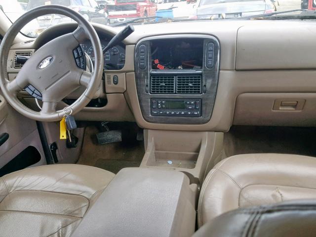 1FMZU75W72ZB87569 - 2002 FORD EXPLORER L BEIGE photo 9