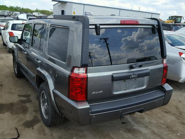 1J8HG48K48C159215 - 2008 JEEP COMMANDER GRAY photo 3