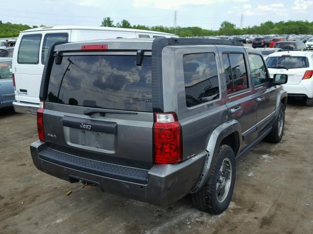 1J8HG48K48C159215 - 2008 JEEP COMMANDER GRAY photo 4